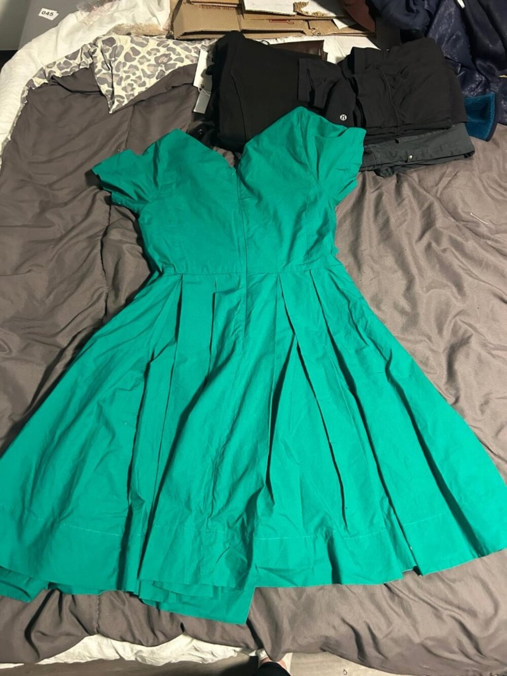 Maeve Green Seamed
